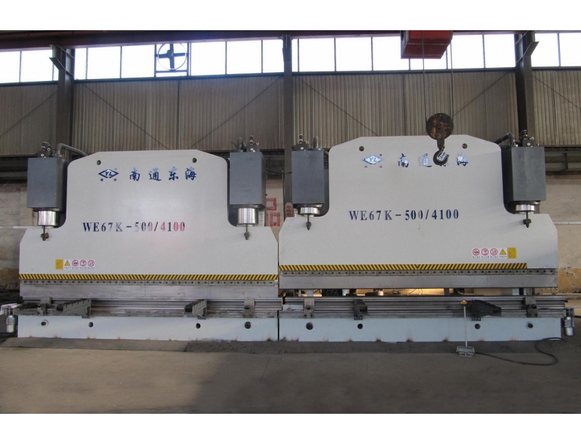 2xWE67K-500/4100 CNC Press Brake in Tandem